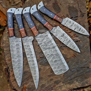 Ensemble de couteaux de chef en damas de haute qualité, matériau durable, prix abordable, vente en gros - Product Image 3