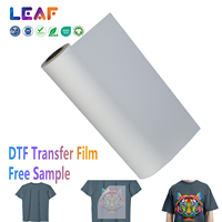 LEAF Offre Spéciale Transfert de Chaleur DTF PET Film A2 A3 30cm 60cm Avec Encre DTF DTF Poudre pour T-shirt