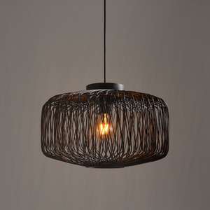 Articles de décoration les plus chauds de 2024: Lampes suspendues en rotin faites à la main au Vietnam dans un design de luxe moderne - Product Image 6