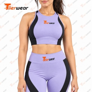 Conjunto Deportivo de Dos Piezas para Yoga, Bra Deportivo y Leggings de Cintura Alta, Ropa Deportiva para Gimnasio, Fabricante de Marca Privada OEM Personalizada - Product Image 6
