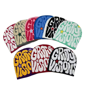 Gorros de Punto Personalizados al por Mayor, Gorro de Invierno de Acrílico, Gorros de Punto Cálidos, Gorro de Calavera Tejido, Gorros de Punto Jacquard Y2K - Product Image 5