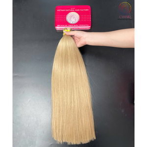 Couleur brune avec des extensions de cheveux en vrac droites naturelles 100% cheveux crus vietnamiens vente chaude Cyhairvn usine - Product Image 1