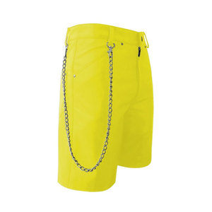 Shorts en cuir pour hommes de haute qualité avec coupe ajustée et doublure confortable Shorts en cuir pour hommes - Product Image 2