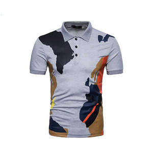 Polo T-shirt unisexe 100% polyester 170 GSM, logo OEM personnalisé, uni, sans motif, manches courtes, pour homme, polo de golf - Product Image 4