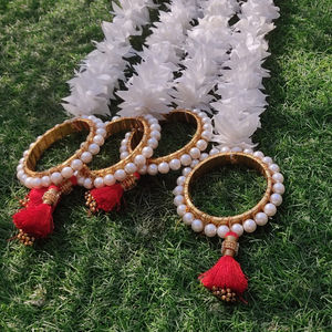 สายประดับดอกไม้มะลิเทียม,สำหรับตกแต่งงานแต่งงานและปาร์ตี้อินเดียของตกแต่งพิธี - Product Image 1