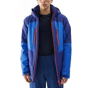 Combinaison de ski personnalisable 2026 professionnelle, imperméable, respirante, à capuche, coupe-vent, avec fermeture éclair - Product Image 2