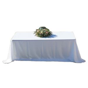 Manteles Rectangulares Blancos de Lujo para Bodas y Conferencias, 120*60cm, para Cubrir Mesas en Eventos - Product Image 1