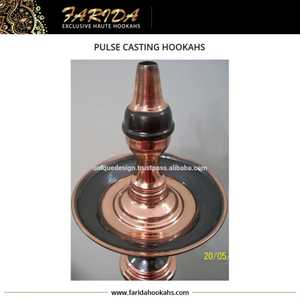 Farida Luxury Solid Brass Hookahs Pulse Casting Oxibrass Welding Bent Type <b>Mini</b> Copper Oxide Mirror Finish Heavy Logo Tray - Product Image 6