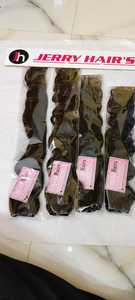 Extensiones de cabello humano indio Remy Natural 100%, máquina de doble trama, todos los colores, extensiones de cabello limpio sin procesar de la mejor calidad - Product Image 6