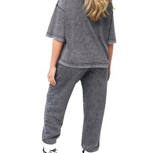 กางเกงจ็อกเกอร์สตรีสีดำวินเทจล่าสุด สไตล์สตรีทแวร์ ฮิปฮอป กอธิค ลำลอง ขายส่ง รับทำโลโก้ กางเกงขายาวผู้หญิง - Product Image 6