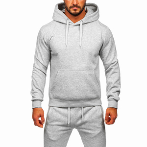 Men's Heavyweight 100% Cotton Tracksuit Baggy Hoodie and Sweatpants with Oversize Drop Shoulder Design for Winter Stylish Sets - Product Image 6