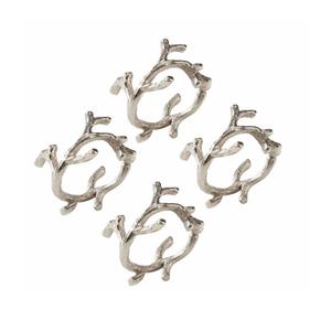 Rond de Serviette Design Unique Vaisselle Tissu ou Papier Rond de Serviette en Métal Salle à Manger Noël Hôtel Restaurant Rond de Serviette Décoratif - Product Image 6