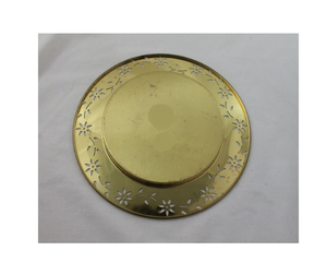 Assiette de chargeur en laiton design de haute qualité cuisine et table décorative design fait main artisanat naturel prix bon marché - Product Image 5