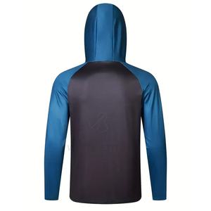Venta Directa de Fábrica, Sudaderas de Pesca de Manga Larga Resistentes al Viento, Sudaderas de Pesca de Poliéster con Botones y Diseño de Bolsillo para Pakistán - Product Image 2