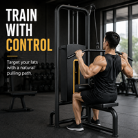 Máquina de Polea Alta para Entrenamiento de Espalda, Equipo Profesional de Fuerza para Gimnasio