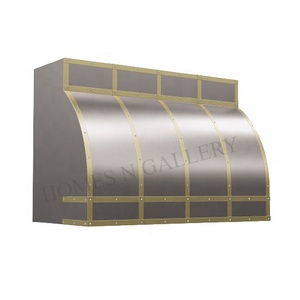 Chimenea de Cocina de Diseño Moderno, Personalizada, de Alta Calidad, de Acero Inoxidable, para Montar en la Pared - Product Image 2