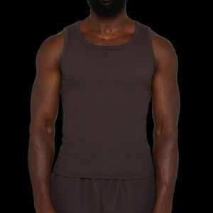 Débardeur pour hommes sans manches et col sur mesure débardeur pour hommes en gros - Product Image 2