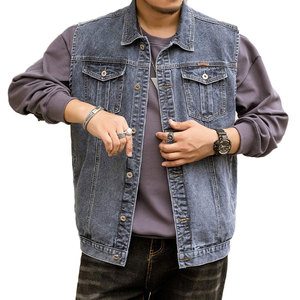 Chaleco Vaquero de Diseño Premium Nuevo de Alta Calidad con Servicio OEM para Hombre, Ropa Casual, Transpirable, Color Sólido - Product Image 3