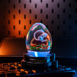 Lámpara de resina personalizada, lámpara de resina, luz nocturna personalizada, lámpara de epoxi de Pokémon, lámpara art déco, regalo personalizado, regalo hecho a mano - Product Image 5