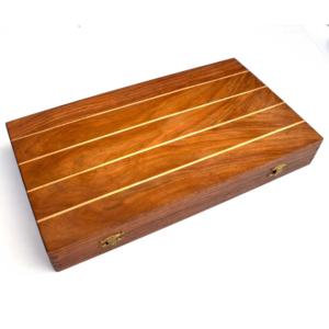 Wooden Chess <b>Board</b> Game 9" X 5" Inch Long Indoor Games <b>Puzzle</b> Rose Wood - Product Image 3