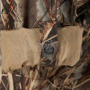 Camisas de caza al por mayor personalizadas de alta calidad, camisas de caza para hombre de algodón sólido de manga corta, transpirables y cómodas para exteriores. - Product Image 4