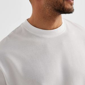 Alta calidad logotipo personalizado pantalla DTG impresión 100% algodón 260GSM gota hombro recortado longitud caja ajuste hombres Oversize Plain Jersey - Product Image 5