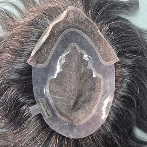 Taz Hair BD, Cabello Humano Remy Indio, con Frente de Encaje, Ondulado Natural, Estilo Negro, Ecológico, Ligero, Parches de Tupé - Product Image 1