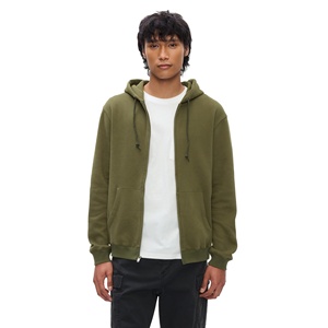 Offre Spéciale personnalisé surdimensionné à capuche poche kangourou sweat à capuche zippé pour hommes hiver coton mélangé direct Pakistan - Product Image 2