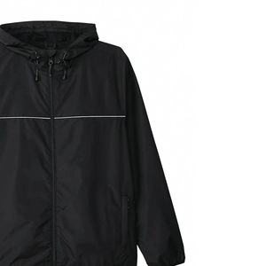New Design Men's Stand Collar Windbreaker <b>Jacket</b> Windproof Breathable <b>Reversible</b> Thick Canvas Polyester Winter Windbreaker - Product Image 4