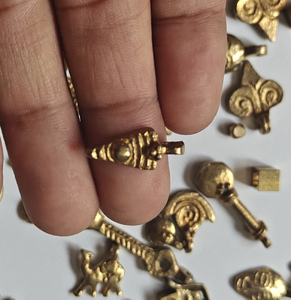 Impresionante Figura de Animal Hecha a Mano en Latón Natural de 10-15 mm, Brazalete Vintage de Plata de Ley con Certificado IGI, Regalo de Aniversario para - Product Image 2