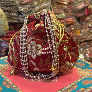 Bolsos de mano con cuentas para mujer, moda étnica de calidad superior, bolsos de mano de lujo para regalo y ropa de fiesta, venta al por mayor - Product Image 1