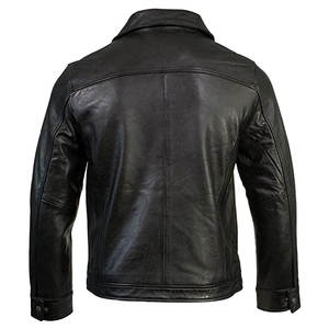 Manteau de voiture en cuir pour hommes, veste Slim Fit élégant, mode d'hiver, vestes en cuir pour hommes, dernière conception de haute qualité - Product Image 3