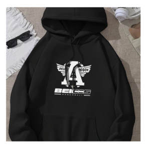 100% coton hommes pull à capuche hiver polaire à capuche col solide Style uni teint lourd avec Logo brodé-vente en gros - Product Image 5