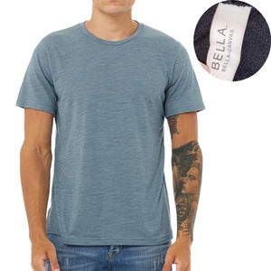 เสื้อยืดผ้าใบผ้าคอตตอนโพลีผ้าเจอร์ซีย์เสื้อยืดหลากสี - Product Image 4