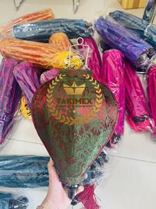 โคมไฟผ้าไหมสไตล์เวียดนามโคมไฟไม้ไผ่สำหรับตกแต่งตลาดกลางคืนงานแต่งงานและตกแต่งสวนทำด้วยมือ - Product Image 2