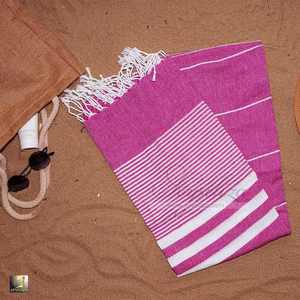 Toallas de playa Peshtemal de algodón turco suave, manta Hammam ligera de secado rápido, logotipo personalizado estampado, viaje sin arena, venta al por mayor - Product Image 6
