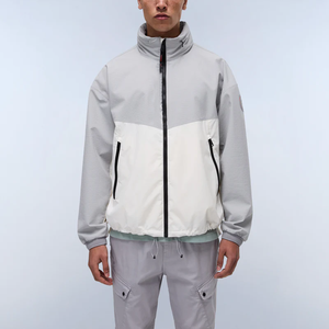 เสื้อกันลมคอสูงระบายอากาศมีซิปมีกระเป๋าเครื่องแต่งกายแนวสตรีทในเมืองมีซิปกระเป๋ากันน้ำ - Product Image 1