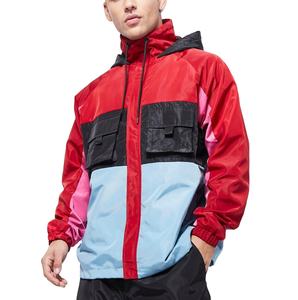 Ropa deportiva informal de nailon con cuello fino para exteriores, transpirable, a prueba de viento, resistente al agua, chaqueta cortavientos, soporte, patrón de letras de verano - Product Image 4