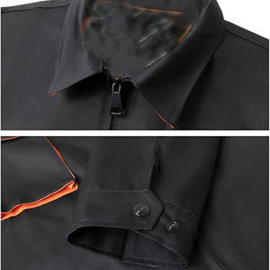 Combinaison de travail pour homme en coton confortable, respirante, réfléchissante, ignifuge et résistante aux flammes - Product Image 6