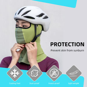 Balaclava d'été coupe-vent 100% polyester, masque intégral, couvre-chef, masque de moto, de course et de randonnée - Product Image 2