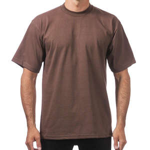 Camiseta con estampado personalizado y cuello redondo para hombre, transpirable, de microfibra de bambú, ajuste Regular, diseño sólido, patrón en blanco, estilo Formal de punto - Product Image 6