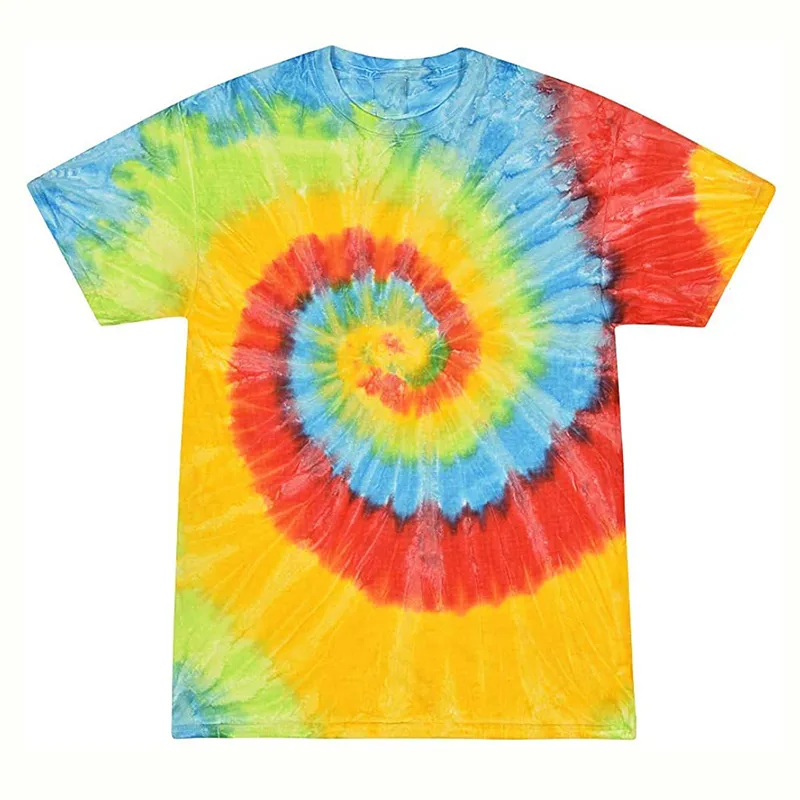 Hoge Kwaliteit Custom T-Shirt Groothandel Bulk Tye Dye T Shirts Oversized Acid Wash Tie-Dye Heren Tie Dye T-Shirts