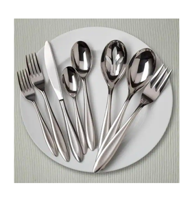 Cubiertos de acero inoxidable Juego de cubiertos Precio de fábrica Cuchara de acero con espejo Mango Hogar Mesa de cocina Cuchara de cena - Product Image 5