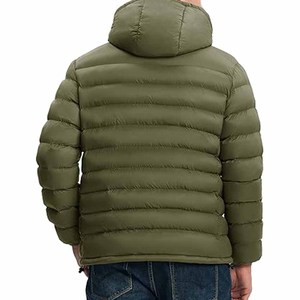 Nouvelle arrivée Veste matelassée noire Vestes matelassées pour hommes Veste matelassée d'hiver pour hommes - Product Image 3