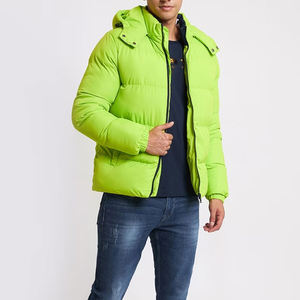 Haute qualité doudoune hommes à capuche hiver bulle manteau hommes extérieur fermeture éclair bouffant bulle vestes hommes - Product Image 5