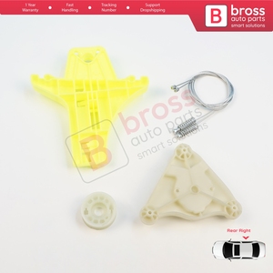Kit de réparation de lève-vitre électrique arrière droit BWR5521 pour Passat B6 3C2 3C5 B7 362 365 2010-2015 4/5 portes 3C4839756 - Product Image 3