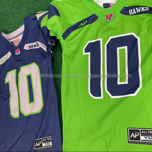 2025 Camisetas De Rugby deportivas bordadas para hombres baratas de alta calidad, camisetas de fútbol americano personalizadas de secado rápido transpirables - Product Image 5