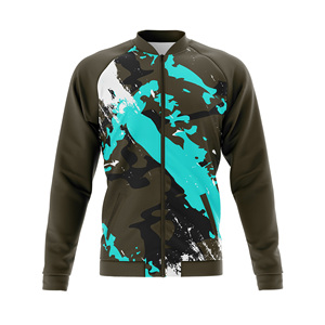 Veste zippée intégrale en coton premium personnalisée |   Chaud, respirant, séchage rapide |   Tailles Hommes Femmes Jeunes |   Veste d'entraînement de performance - Product Image 2