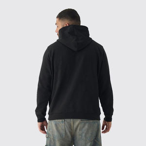 1 vente en gros qualité bouffée impression coton lourd hommes sweat à capuche surdimensionné impression personnalisée luxe pull coton sweats à capuche personnalisés - Product Image 3