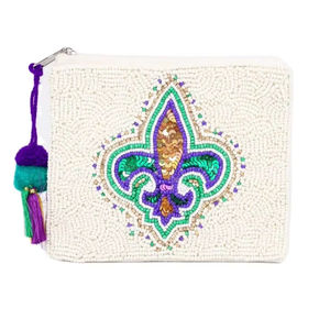 กระเป๋ามีซิปขนาดเล็กปักลายสวยงามสวยงามสวยงามแนวพรีเมี่ยมสไตล์แฟชั่นโดยบริษัท hiba - Product Image 1